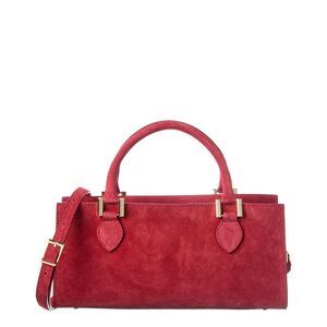Isabella Rossetti Rosalind Suede Handbag, Red